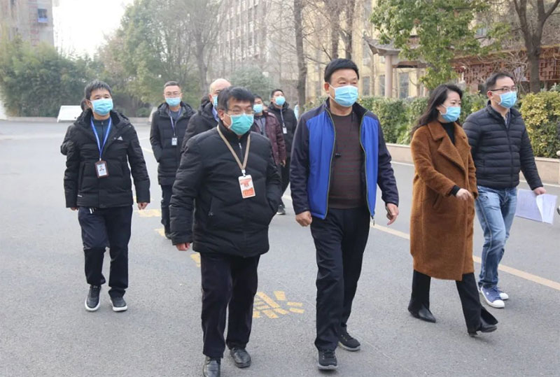 河南省市场监管局餐饮食品安全处相关领导到我校调研食品安全工作